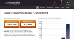 Desktop Screenshot of anlegerbrief.com