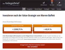 Tablet Screenshot of anlegerbrief.com